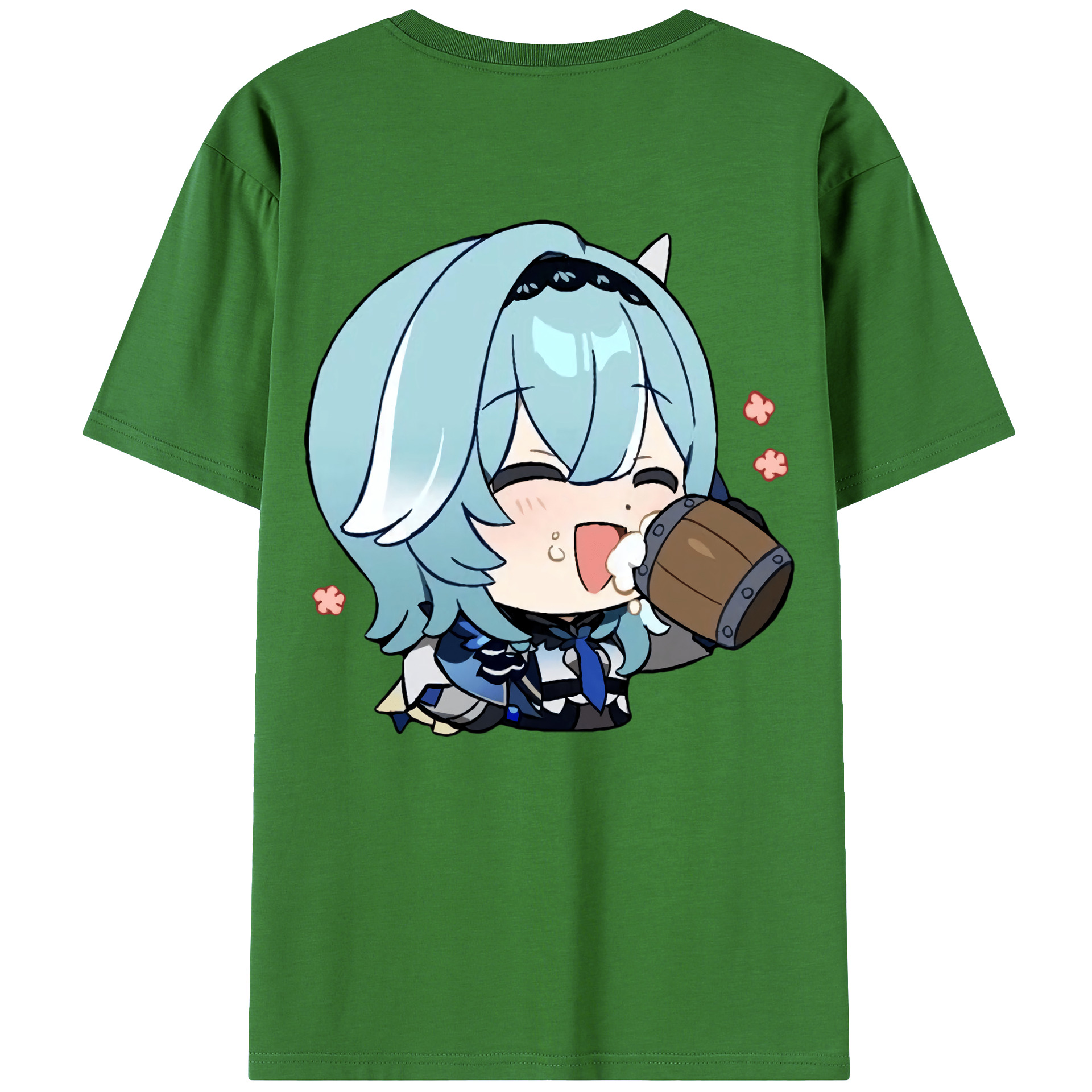 げんし神 优菈 ゆうら genshin Yūra レディース半袖Tシャツ(バックプリント)